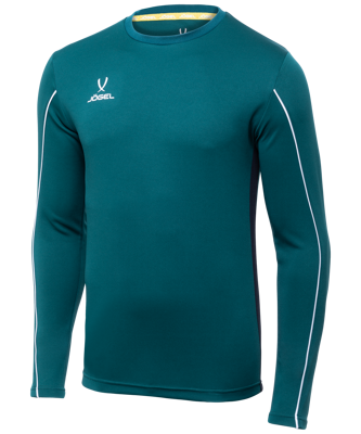 Футболка вратарская CAMP GK Padded LS JGT-1600-391-K, зеленый/черный/белый, детская